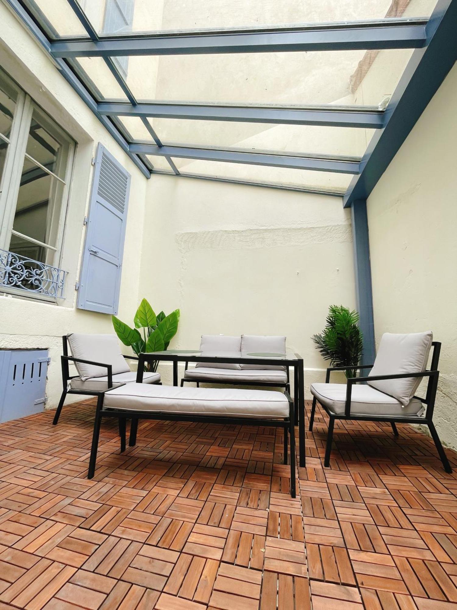 Villa Muguette - Coeur De Vichy- Rdc-Veranda Sur La Terrasse Buitenkant foto